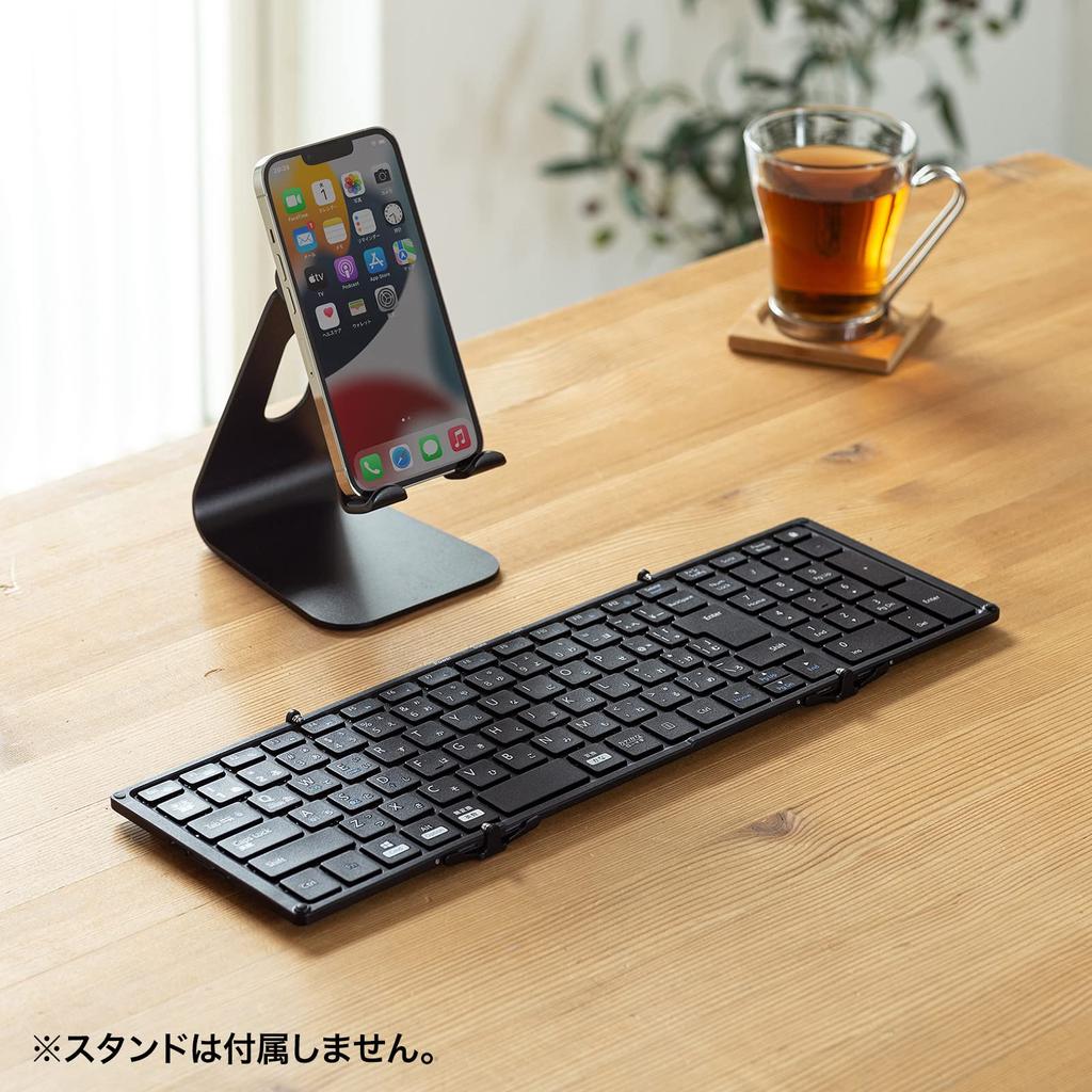 Sanwa Supply Bluetooth Foldable Full Keyboard (Black) SKB-BT35BK