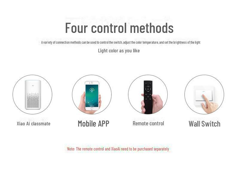 Whole Home Gold Three-Bedroom Ceiling Lamp Set for Living and Bedrooms