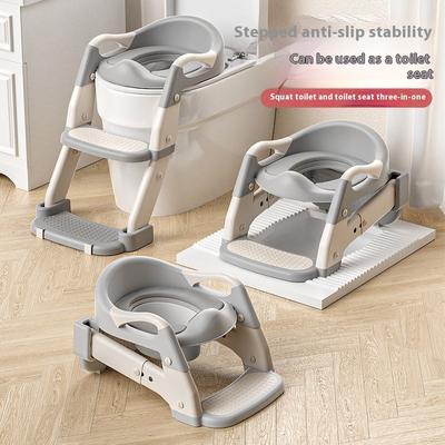 Children's Toilet Toilet Household Portable Auxiliary Ladder Children's Toilet Baby Toilet Ring Foldable