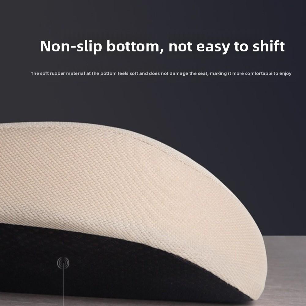 2 in 1 Wedge Car Cushions Thickened Soft Memory Foam Driver Seat Cushion Ergonomic Design Portable Coccyx Cushion Car Truck