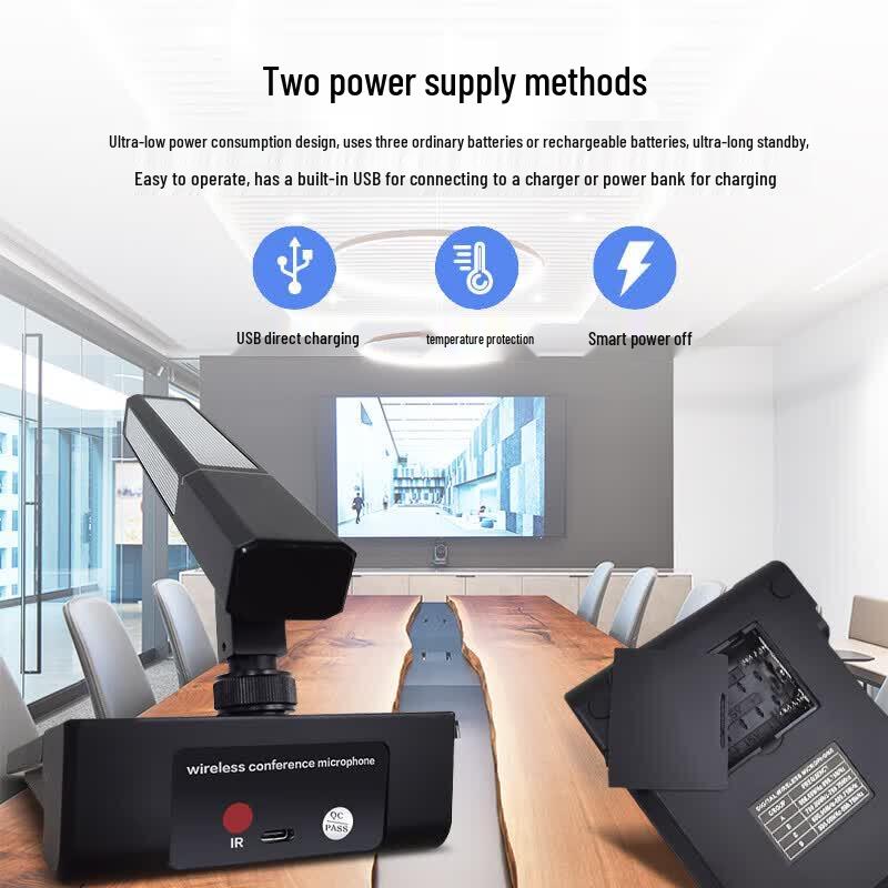 HuiDu WH-690 Wireless Gooseneck Conference Microphone System (CN Version)