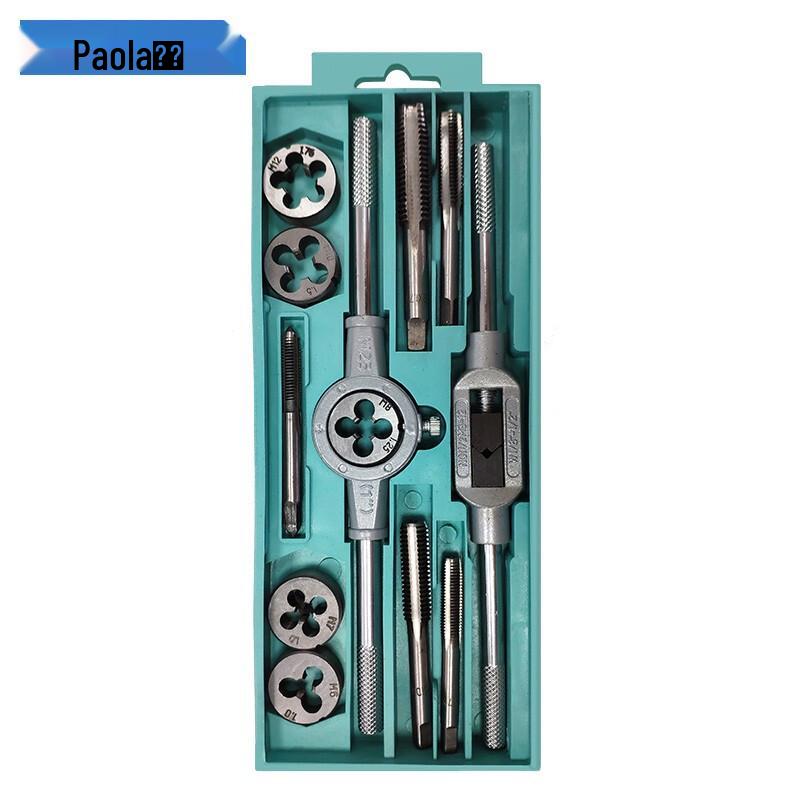 Paola 12-Piece Tap and Die Set 12-Piece
