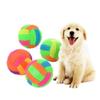 Elastic Glowing Ball Dog Toy Flashing Puppy Bouncy Chew Ball Pet Squeak Molar Ball  Relieve Boredom