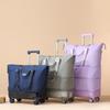 Foldable Rolling Travel Bag with Universal Wheels and Large Capacity