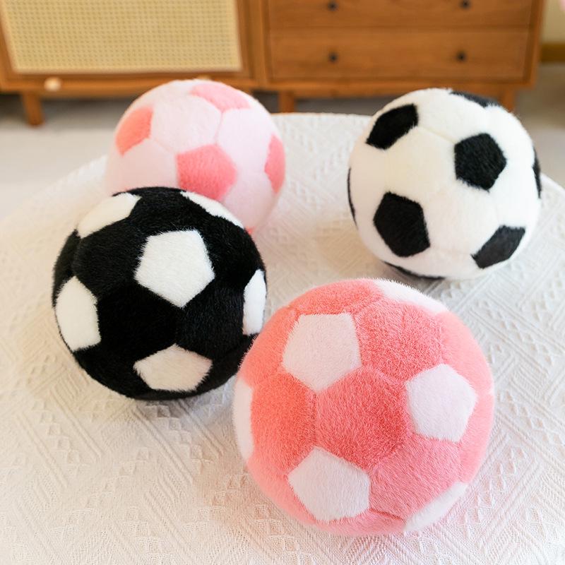 Cross-border Plush Sports Ball Toy - Cute Stuffed Animal Pillow for Kids