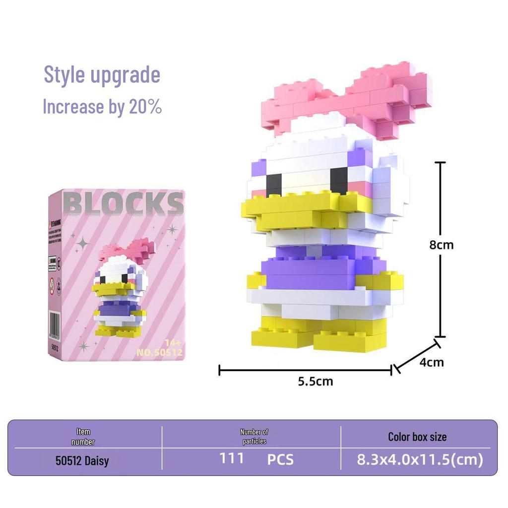 Children's 3D Puzzle Building Blocks - Compatible with Lego, Educational Toys for Girls