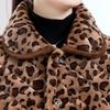 Padded Jacket, Coat, Fashion Home Jacket, Women's Coat, Plus Velvet Thickened Overalls, Leopard-print Padded Coat, Cotton Trousers Suit