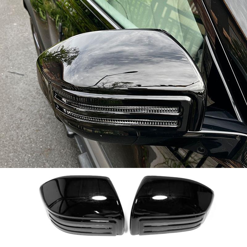 For BYD Equation Leopard 3/Titanium 3/Super 3 2025 2026 ABS Black Side Reverse Mirror Rain Shield Frame Rear View Mirror Cover