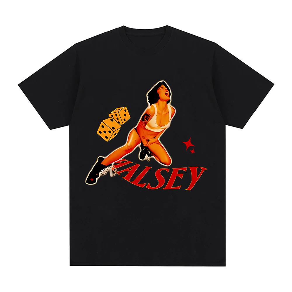 Halsey Safeword 2025 T-Shirt Women/Men Unisex Summer Fashion Clothing Casual Cotton Short Sleeve Tshirt Streetwear Y2K Trend Tee