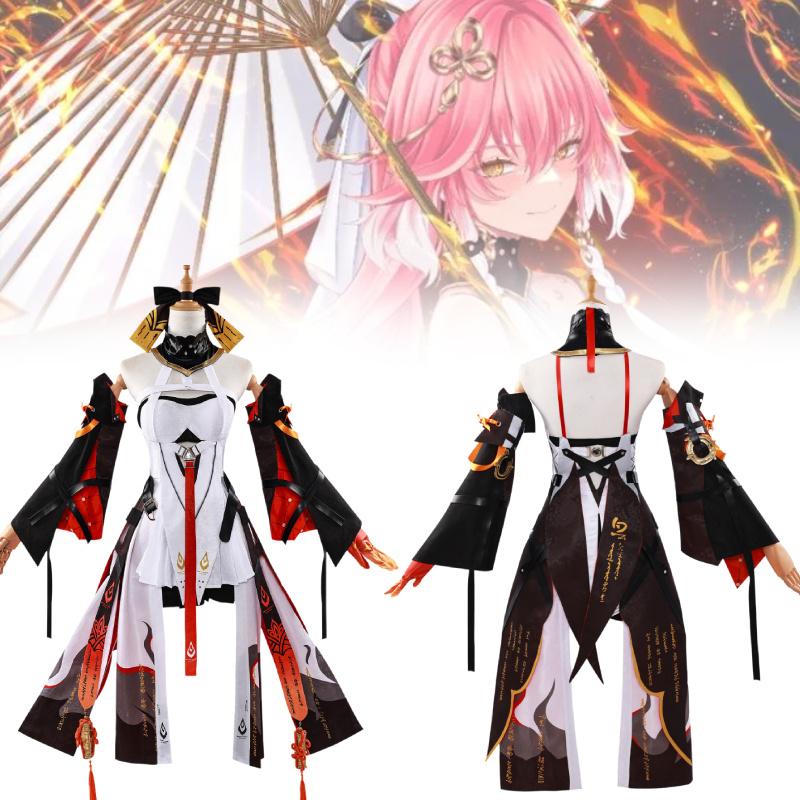 Wuthering Game Waves Character Changli Cosplay Costume Suits Performance Clothes