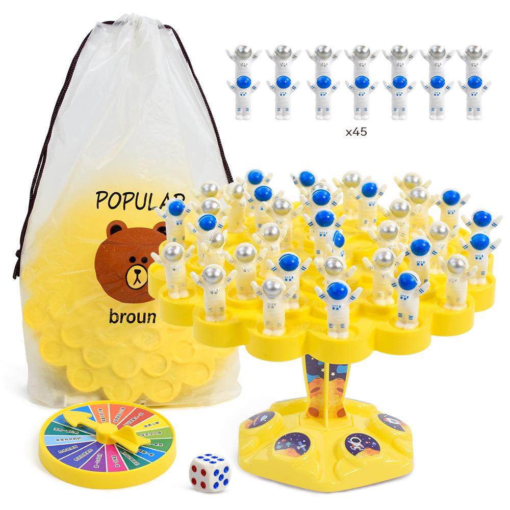 Children's Spaceman Balance Tree Toy Educational Montessori Math Toys Balancing Board Parent-Child Interaction Table Games Gift