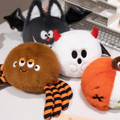 Pumpkins Plush Doll Halloween Spiders Doll Halloween Stuffed Doll Bat Doll Plush Toy Holiday Decoration for Boy Girl