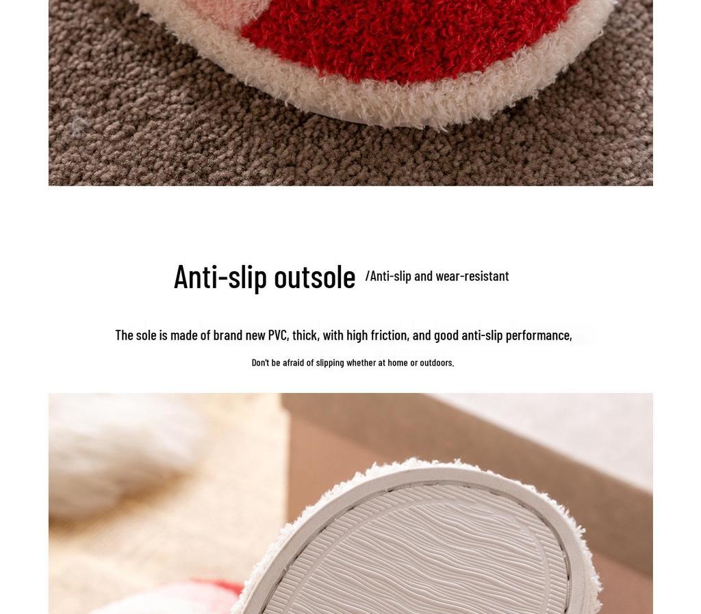 Popular Plush Cotton Slippers: Non-Slip, Warm Winter Footwear for Women, Men, and Couples – Perfect for Indoor or Outdoor Use.