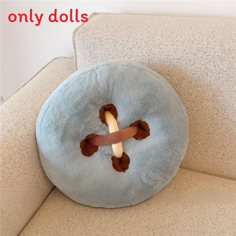 Plush Bunny Fur Throw Pillow For Couch Nap Support Decorative Home Accessory