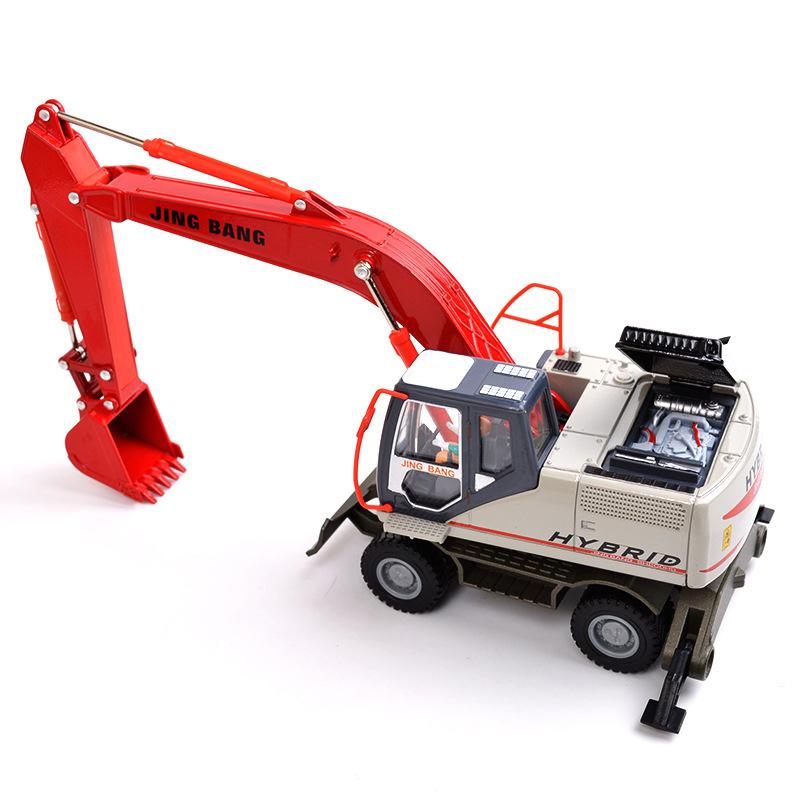 Exquisite Gift 150 Excavator Alloy ModelSimulation Die-Casting Engineering Car CollectionChildrens Toy Car B262