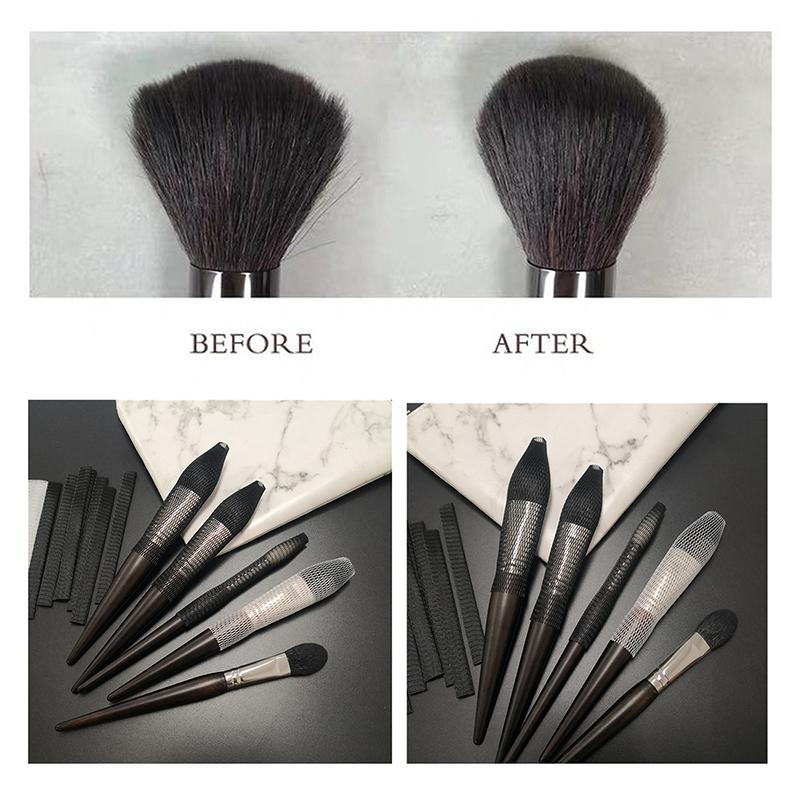 50 Stück Make-up-Pinsel Schutznetz 1 cm breit Kosmetikwerkzeuge Stiftabdeckung