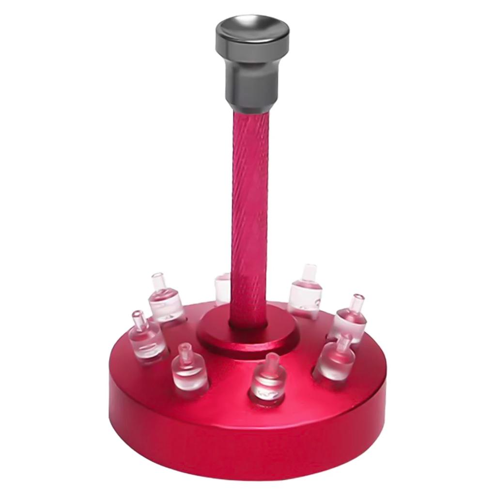 0,8 mm - 2,0 mm Zeiger-Einpresswerkzeug mit 8 Zubehörteilen aus legiertem Stahl, Zeigernadelhalter, Uhrenreparaturwerkzeug