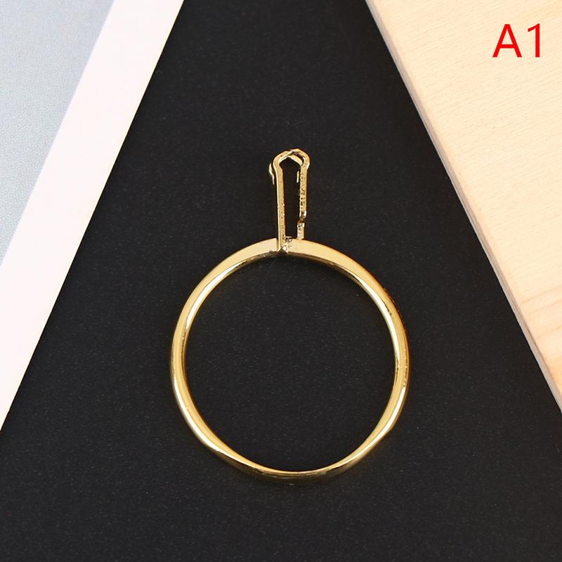 

Кольцо пружинного типа Держатель для камня Самоцвета Бриллианта Кольцо-дисплей Бриллиант Четыре лапки 3*2cm золотой