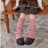 Fashion Knit Leg Warmers for Little Girls Slouchy Socks for Dress Toddler Winter Cable Knit Socks Thicken Warm Leggings