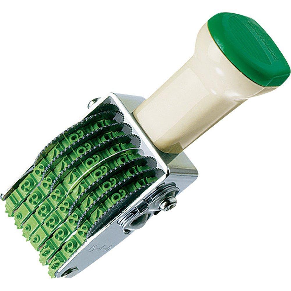 

KOKUYO Stamp, Rotating Stamp, European Numerals, Mincho Font, Size 4, 6-Digit, IS-4-6
