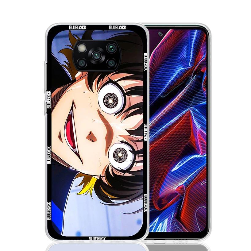 Football Anime Blue Lock Phone Case For Xiaomi Poco X7 X6 X5 Pro F7 Ultra Redmi 15C 15 13 13C 12 12C 10 10A 10C 9 9A 9C 9T Cover