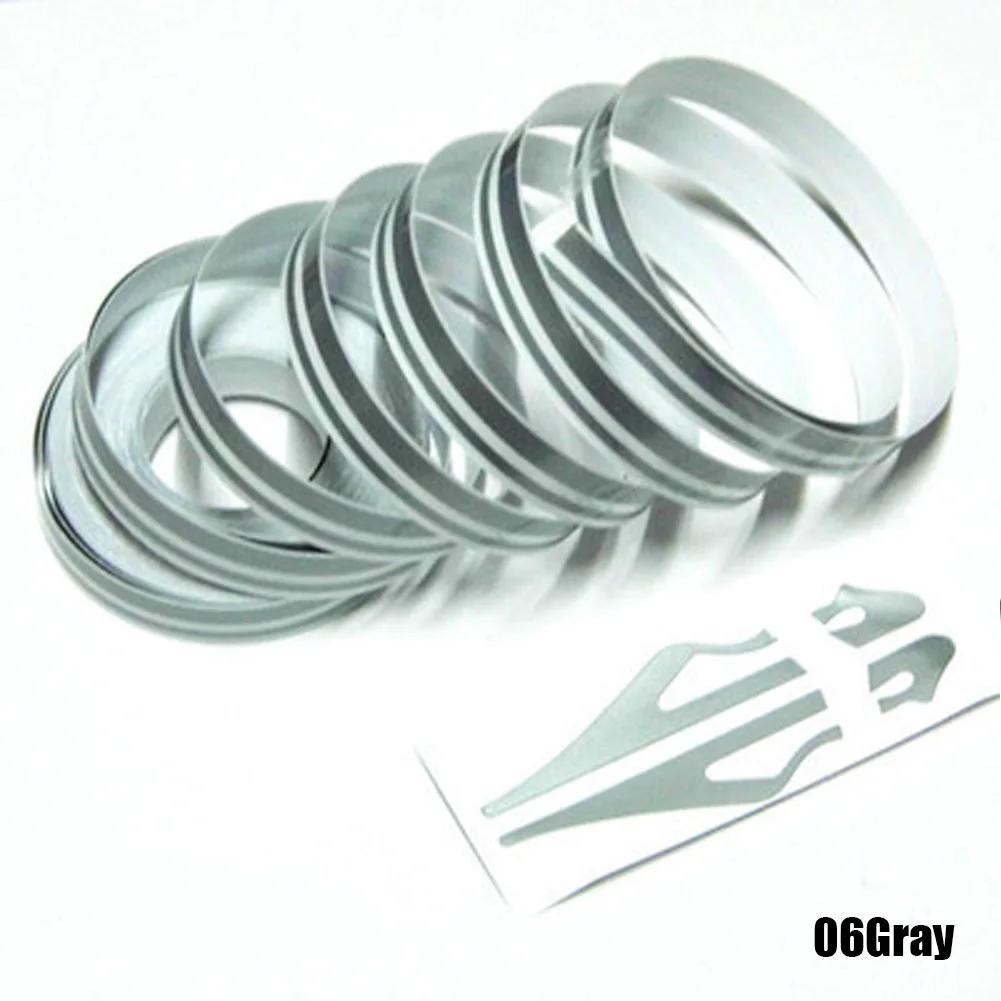 9.8m 1 Roll Striping Pin Stripe Steamline Double Line Tape Car Body Decal Vinyl Sticker Car Decoration Styling Tools Multicolor