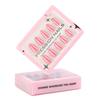 30 boxed high-end manicures, wearing nail magic mirror powder, wearing nail pads, short almond nail fake nails