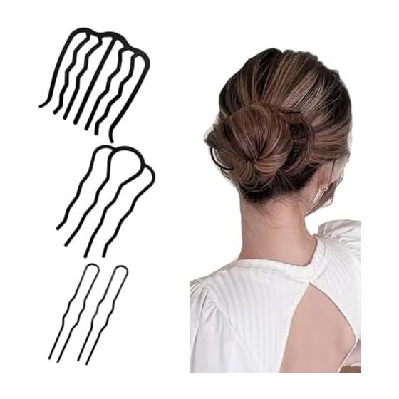 YFFSFDC 13-Piece Updo Comb Set, Inner Hair Accessories for Buns, Bouffants, Hair Ornaments, Hair Pins, Easy Hair Styling for Weddings, Ceremonies,