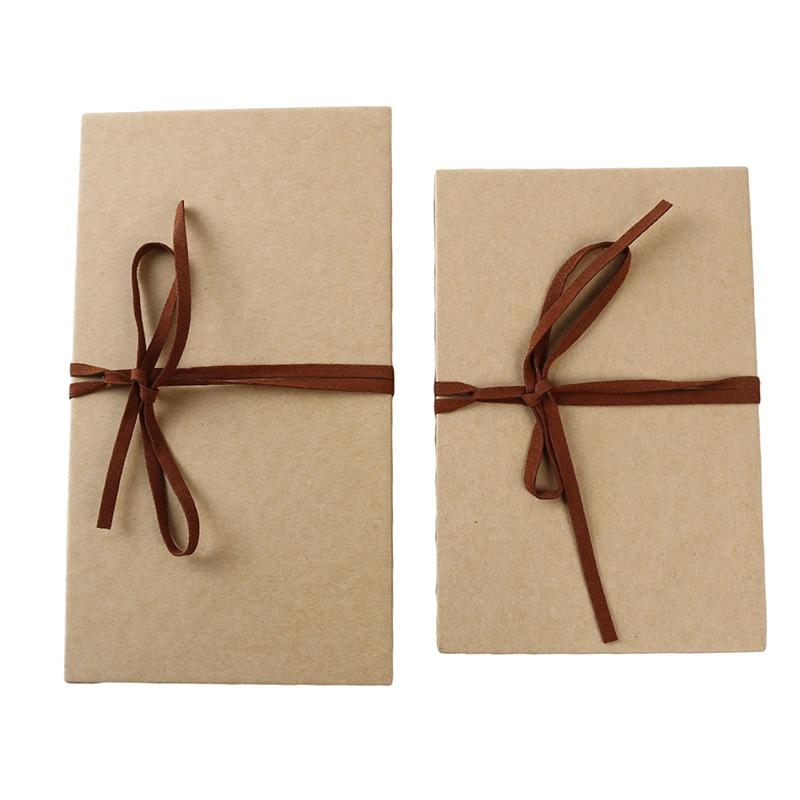 Kraft Paper Hardcover Accordion Style DIY Album Book Blank Scrapbook Graduation Anniversary Gifts