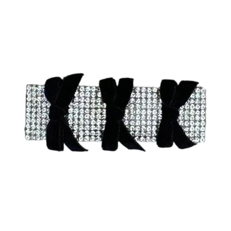 

Bling Rhineston Hair Clips Hair Barrettes Snap Hair Clips Wedding Bridesmaid Hair Clips Accessories for Women Girl 1