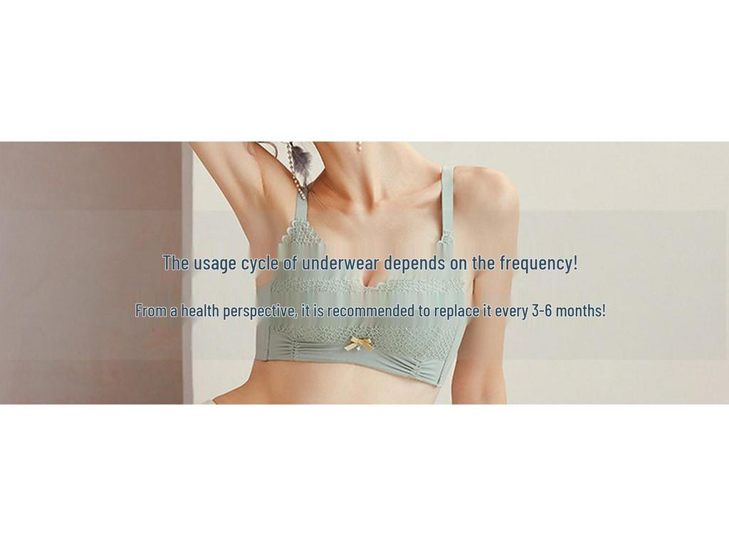 Women's Red Lace Bralette - French Style Gathered Design, Wireless, Anti-Sag