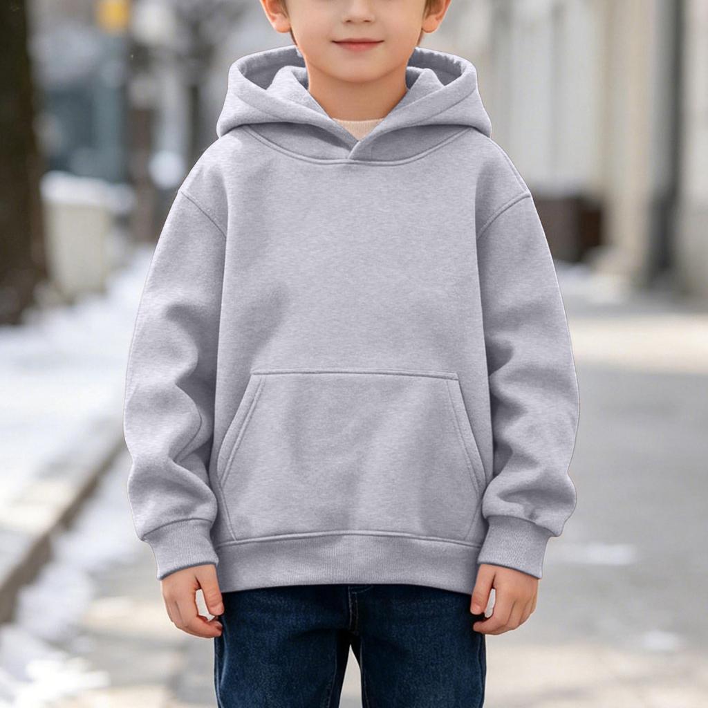 Felpa a maniche lunghe colorata per bambini, pullover casual e comodo per ragazzi e ragazze