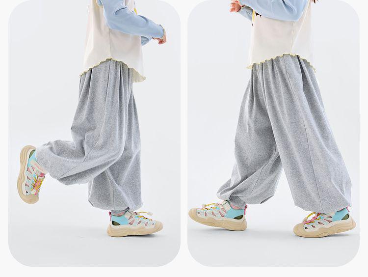 Dudu Family Girls' Stylish Spring Bloomers - Trendy Casual Pants for Children