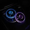 DYZ5 LED Car Cup Holder Light Luminous Coaster Water Cup Pad For Skoda Octavia Rapid Kodiaq Karoq Fabia Kamiq Superb Derivative