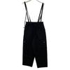GALLARDAGALANTE Black Cotton Cargo Pants with Suspenders Bottoms 1 blackUsed
