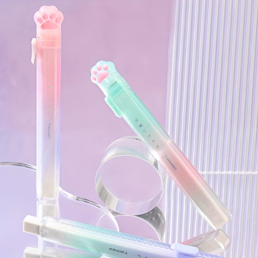 1pcs Push Pull Rubber Eraser  Kawaii Cat Paw Design Cute Eraser for Kids Students and School Supplies Gift Stationery