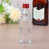 1 stk 50 ml hjemmeglass blyfri karaffel med deksel for brennevin Scotch liten vinflaske glass drikkeflaske bartilbehør