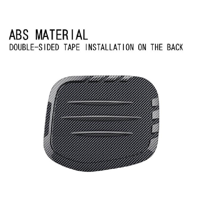 For  Toyota Prius Accessories Carbon Fiber Add-on Gas Fuel Door Cover Cap