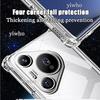 Shockproof Phone Case For Huawei Pura 80 Pro Plus Ultra Transparent Clear P70 P60 P50 Mate70 Pro Soft TPU Back Honor Protective Covers