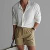 Men Slim Fit Solid Ice Silk Breathable Sun Protection Casual Short Sleeve T Shirt
