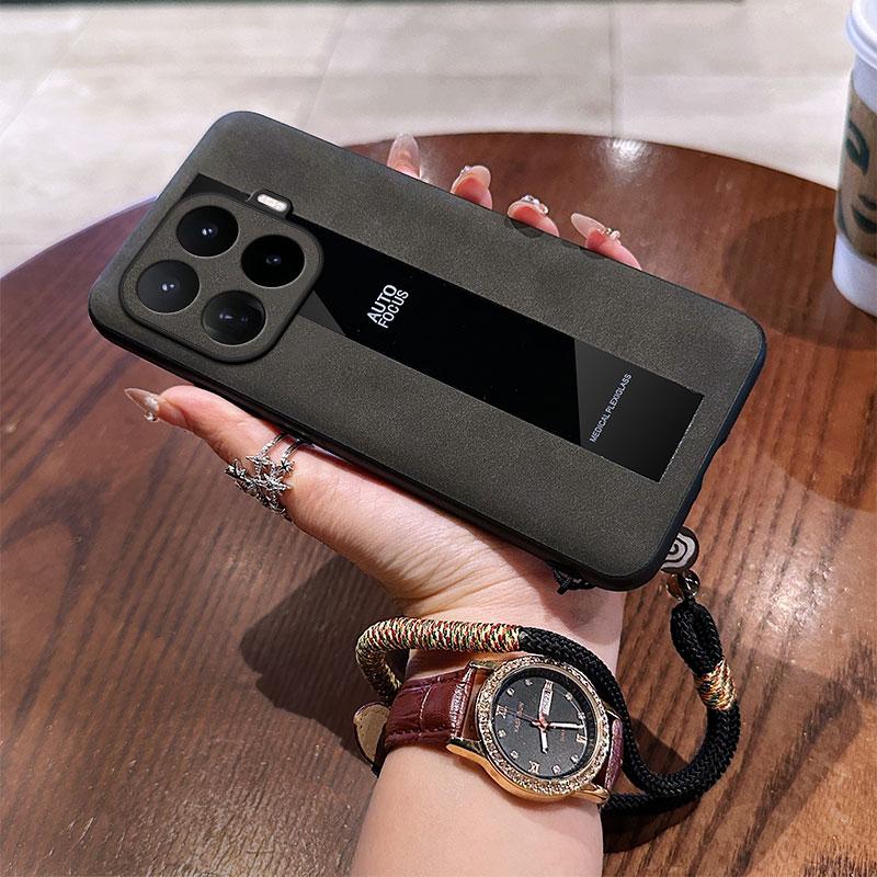 For Xiaomi 17T/17T Pro Case Premium Yangba Leather Auspicious Cloud Braided Bracelet Shockproof Cover For Xiaomi 17 T/17 T Pro