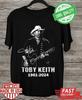 Remembering Toby Keith 1961-2024 Gift Fans Black All Size Shirt