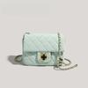 Pink Small Square Bag Women's Square Fat Bag One Shoulder Diagonal Straddle Bag