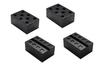 Kanoan Lift Rubber Jack Set of 80mm Rubber Blocks for Tire Change Grooved Lift Rubber Support Rubber Rubber Cushion Blocks, Pads, 4, Lift-Up,