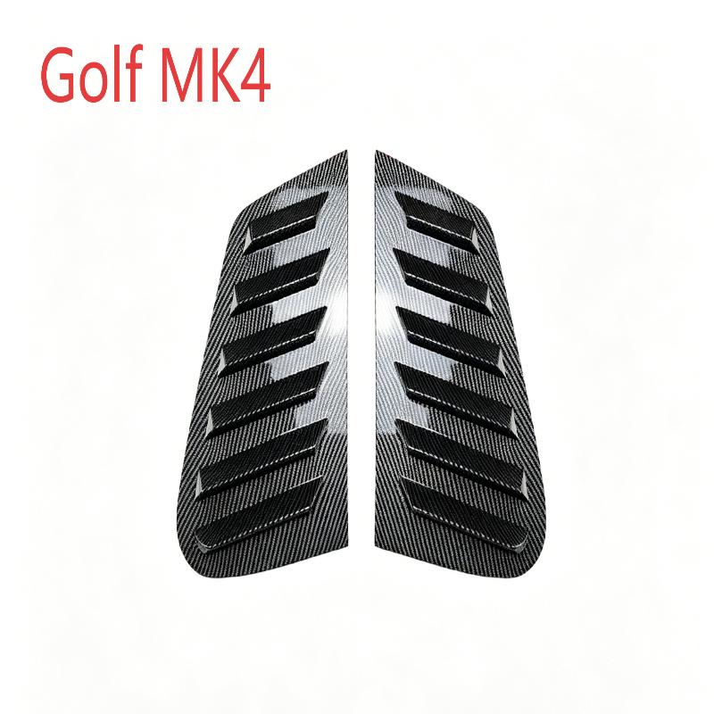 Car Rear Side Vent Quarter Window Louver Shutter Cover Trim Compatible With Golf Mk4/5/6/7/8//R Louver Cover