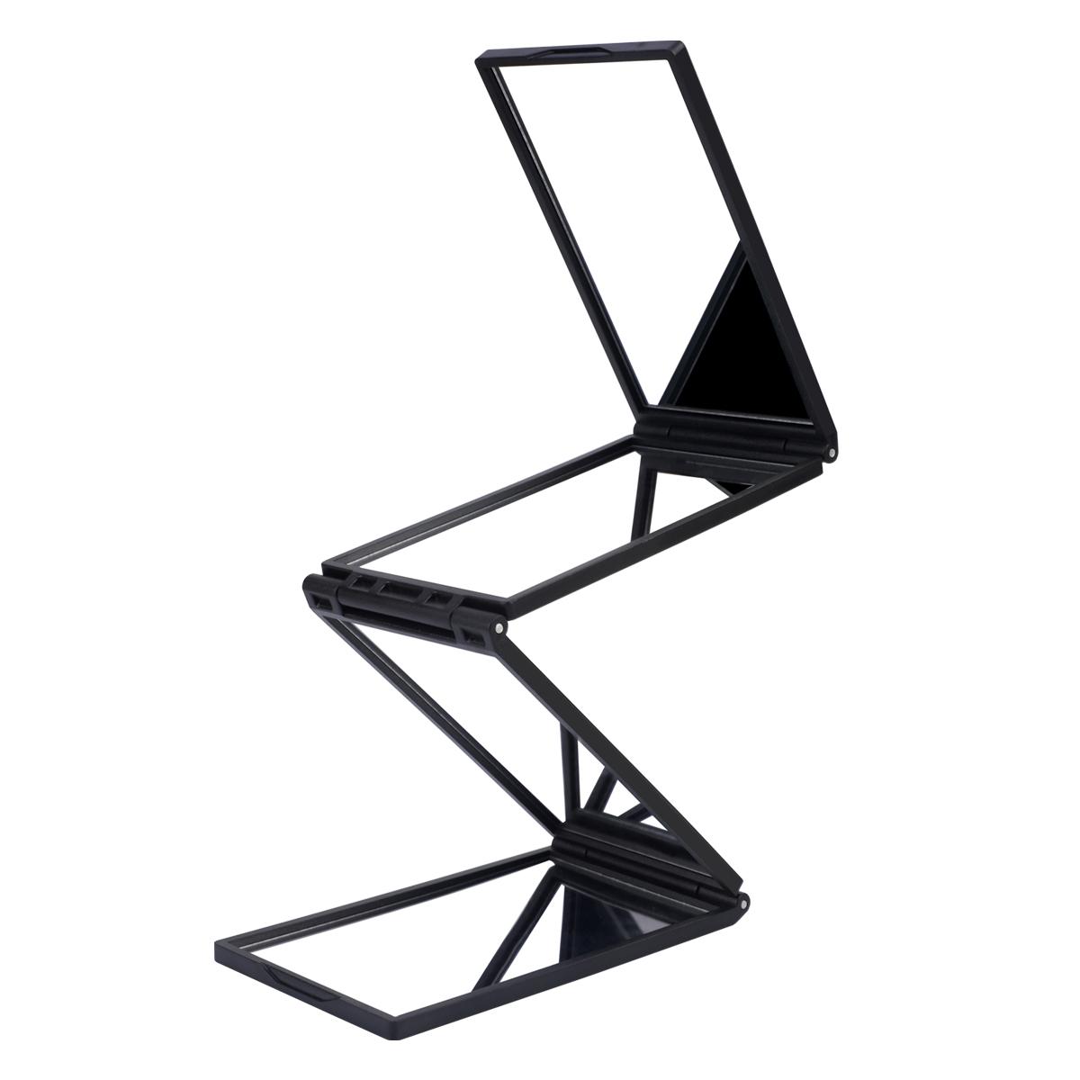 

1pcs 4 sides foldable mirror DIY beauty mirror portable small mirror back of head mirror 360 degree handheld makeup mirror with