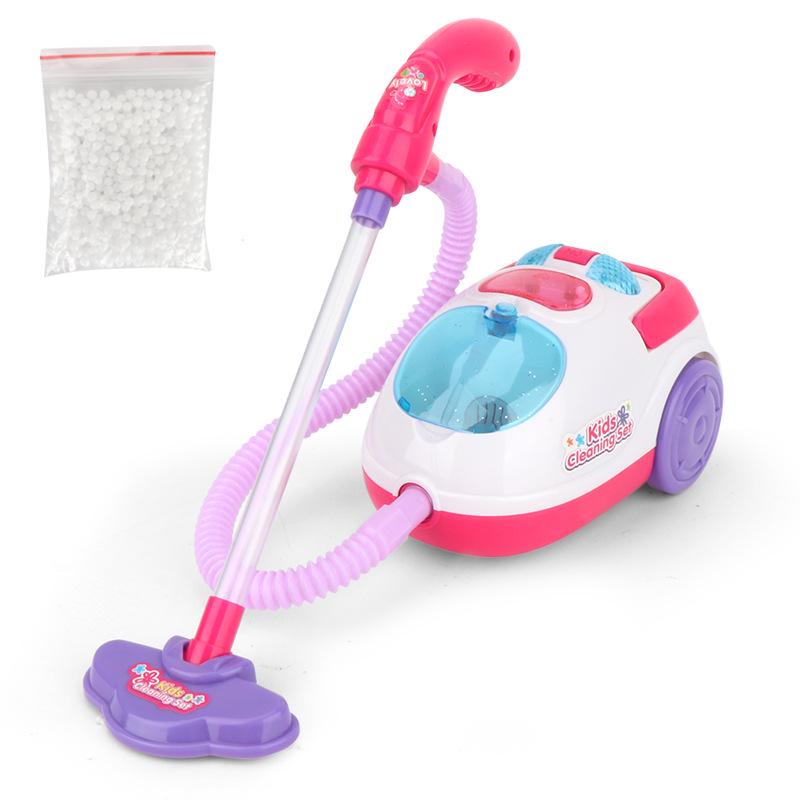 Kids  Pretend Play Cleaning Toy Set with Sound & Lights Vacuum Cleaner
