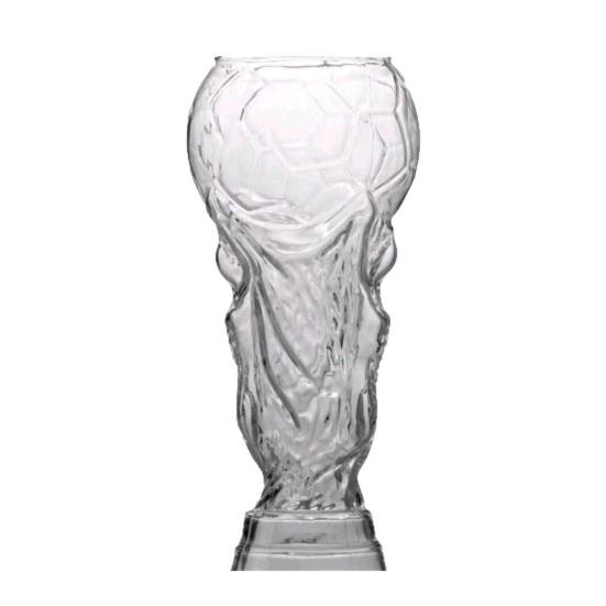 

Trophy-Shaped Beer Glass Creative Soccer Ball Design Cup Novelty Drinking Mug 450ML прозорий