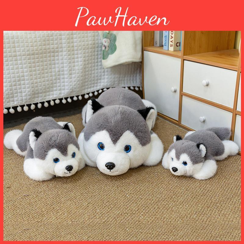 Husky Compact Soft Doll Reversible Design Children Plush Toys Collectors Gift