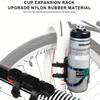 Bicycle Water Bottle Mount Adaptor Silicone Gel Bandage Kettle Cage Strap Seatpost Fork Frame Install Holder Adapter